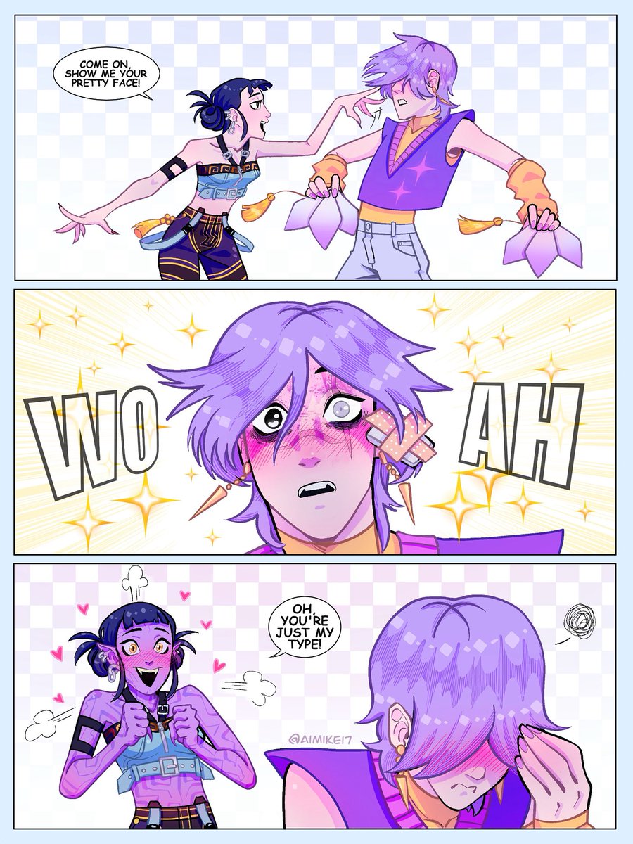 aimike17's tweet image. Comic commission for @/catisteard from tumblr! :D
I liked the result so much that I wanted to share it with you :3
#KPOPDEMONHUNTERS