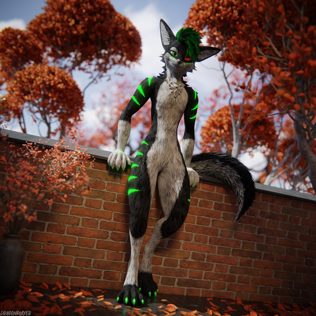 DragonPlayer3D's tweet image. YCH renders for @emberfolf and @Hey_Its_Lynx ❤️

#rexouium #blender #ych