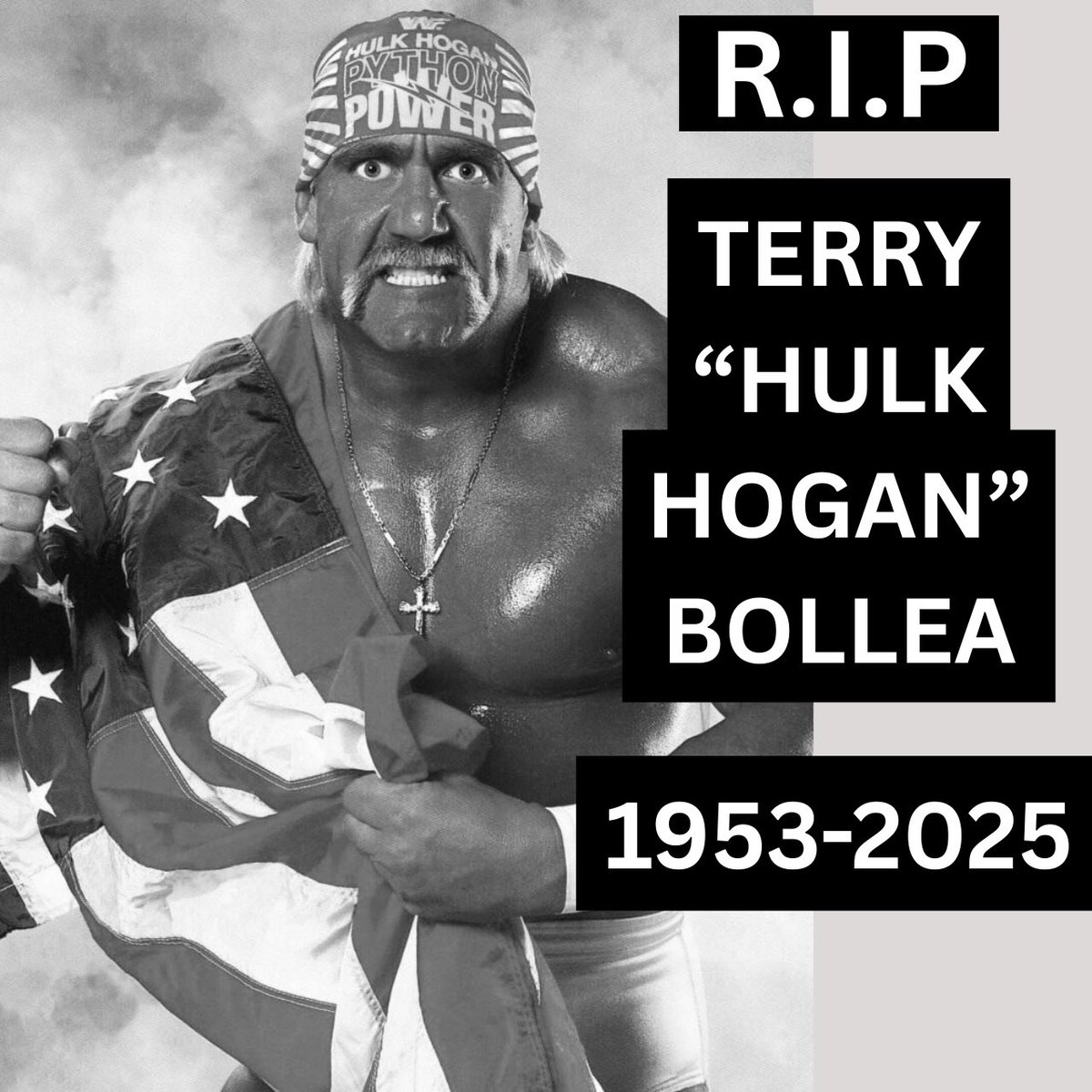 Damn man, just heard today that Hulk Hogan was announced dead by many sources. What a great man, despite his flaws, he has a passion for the business. His legacy will live on in the millions of Hulkamaniacs. 

R.I.P. Hulkster

#HulkHogan #HulksterLegacy
