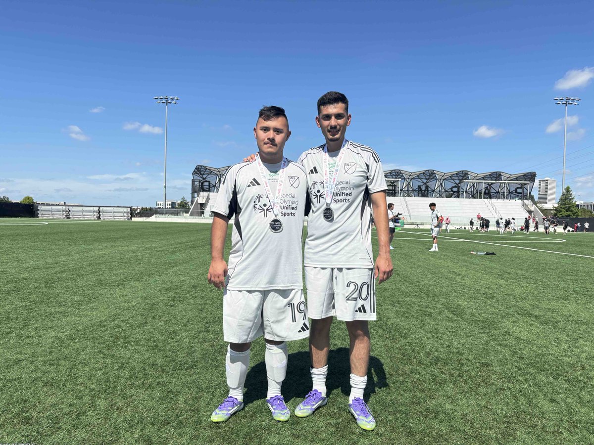 victorykc's tweet image. Angel and German showed out at the @MLS Special Olympics Unified All-Star Game! 🌟
German came through with the game-tying goal for the West, and both brought the energy all game long!
#SportingKC