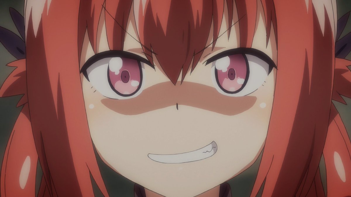 TheLostSnail2's tweet image. Truly fiendish from Satania.
Anime: Gabriel Dropout.