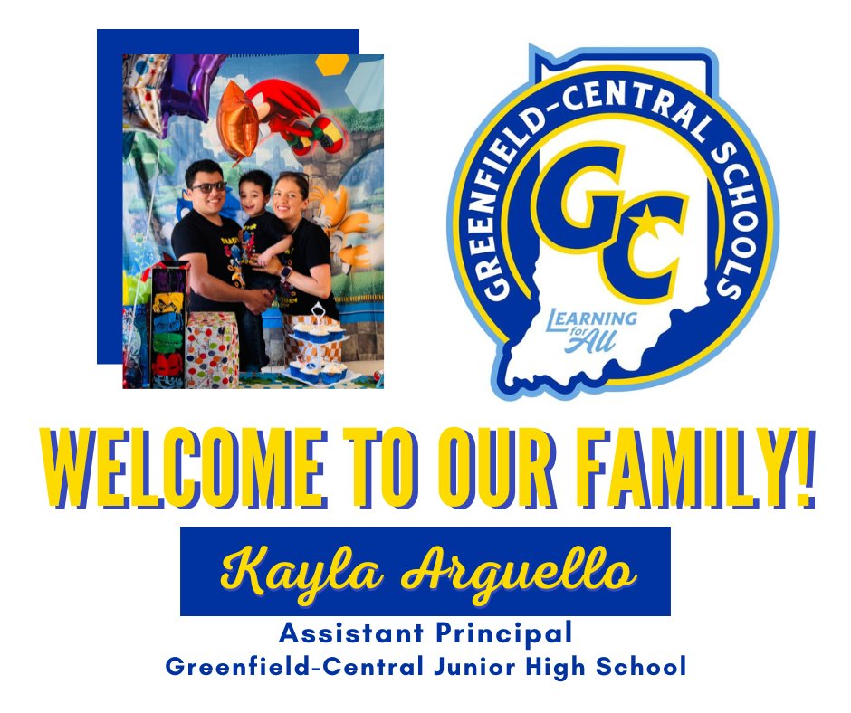 GC_CSC's tweet image. 🎉Help us welcome Kayla Arguello to the GC Family!
👩🏻🏫Mrs.Arguello will be the Assistant Principal at GCJHS.
🫶🏼Get to know Mrs.Arguello at facebook.com/profile.php?id…
#1GC