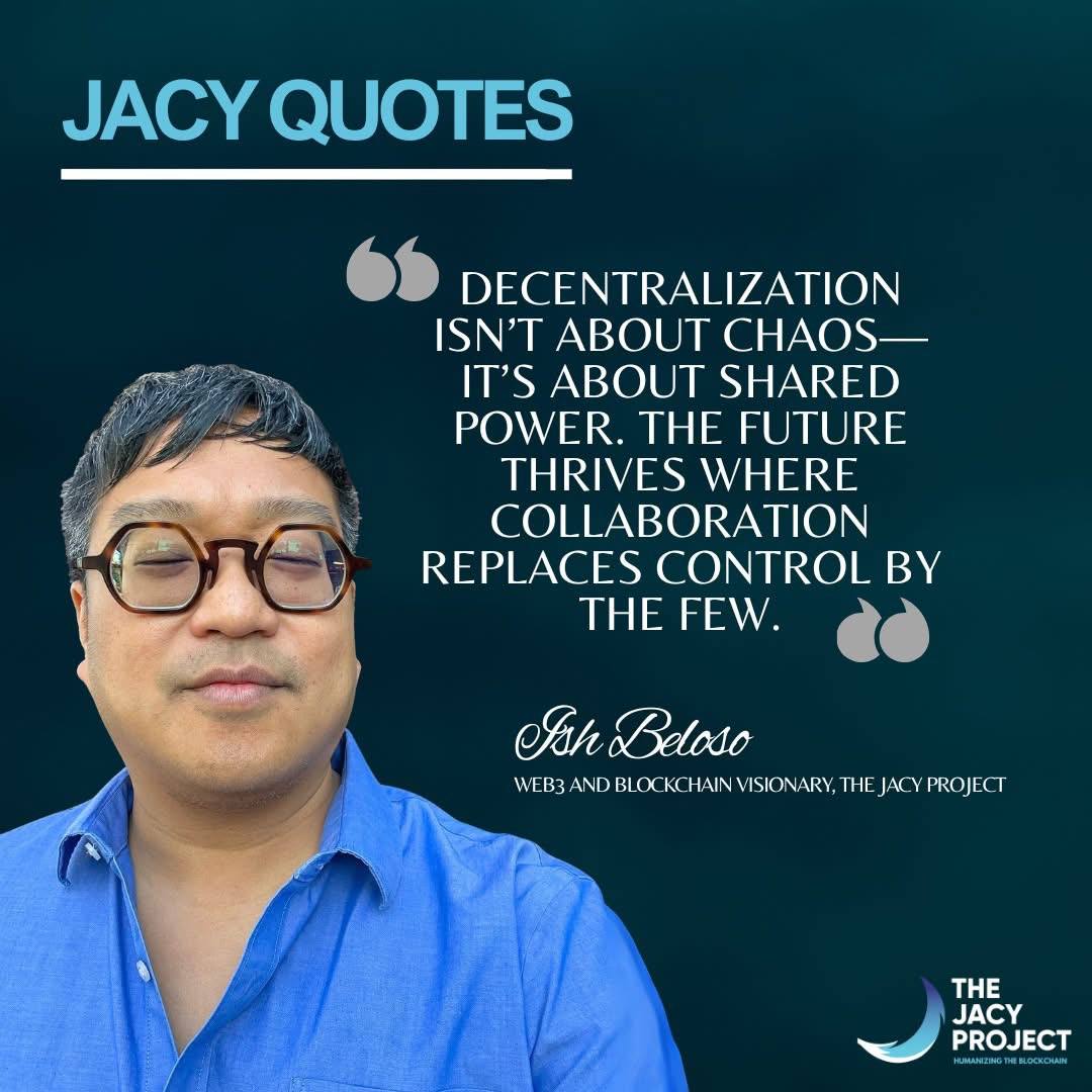 TheJacyProject's tweet image. "Decentralization isn’t about chaos—it’s about shared power. The future thrives where collaboration replaces control by the few."
🌍 Join The JACY Project — a revolutionary blockchain ecosystem empowering creators, brands, and communities to thrive through faith, collaboration,…