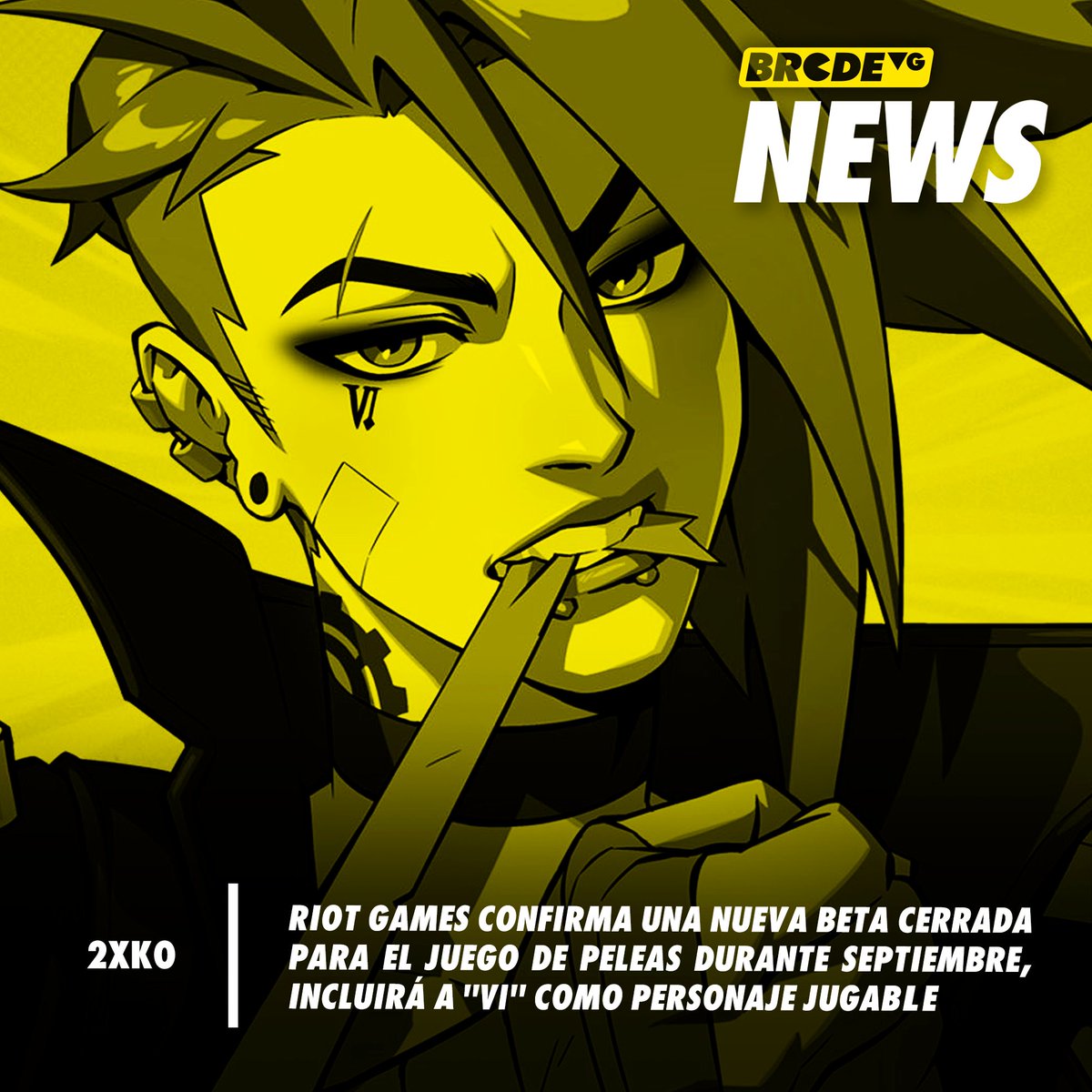 BRCDEvg's tweet image. 💥 ¡Vi llega a 2XKO! Riot reveló a la campeona de Arcane como nuevo personaje jugable justo antes de la beta cerrada, que comienza el 9 de septiembre solo en PC.
🕹️ Si jugaste la Alpha, entras directo. El juego aún apunta a salir en 2025 con 10 campeones disponibles.