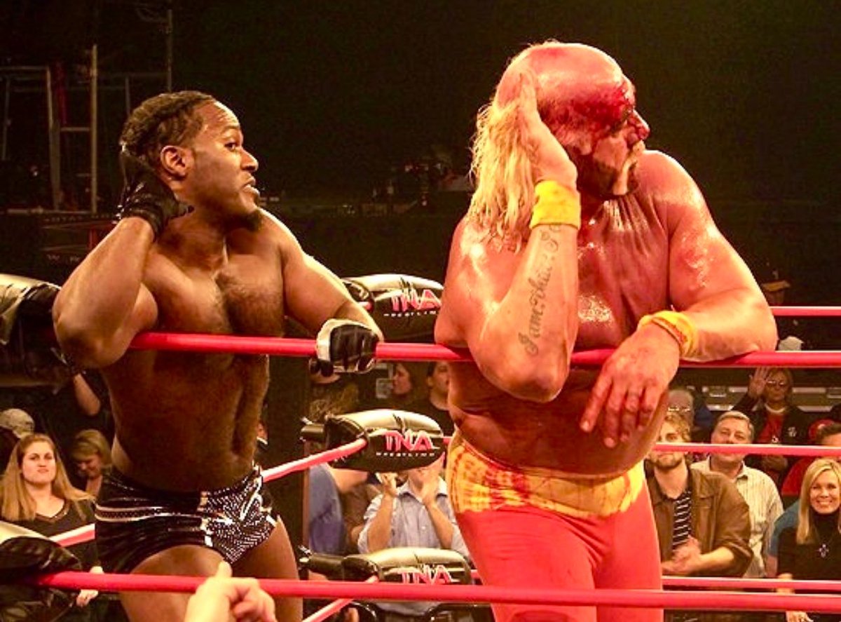 DaBlackPope's tweet image. I’ll never forget being able to share the ring with someone who helped shaped my childhood. My thoughts and prayers go out to Brooke, Nick and the entire Bollea family. #OnlyLove
#RIPHulkHogan #Hulk #Hogan #NWO #WWF #WWE #WCW #American #AmericanMade #America #RIPOzzy