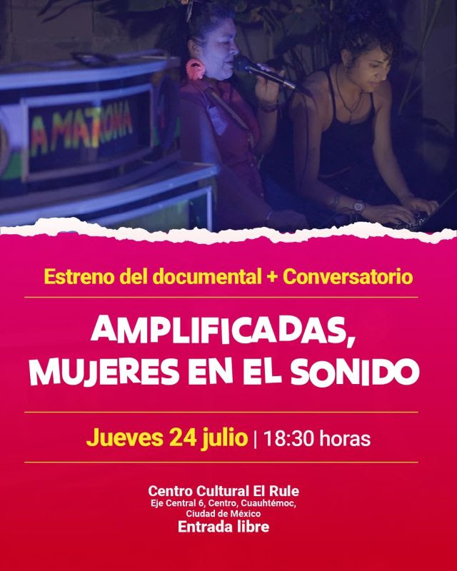 Diggermx's tweet image. Amplificadas: documental musical sobre mujeres, sonido y resistencia en México y Colombia
digger.mx/2025/amplifica…