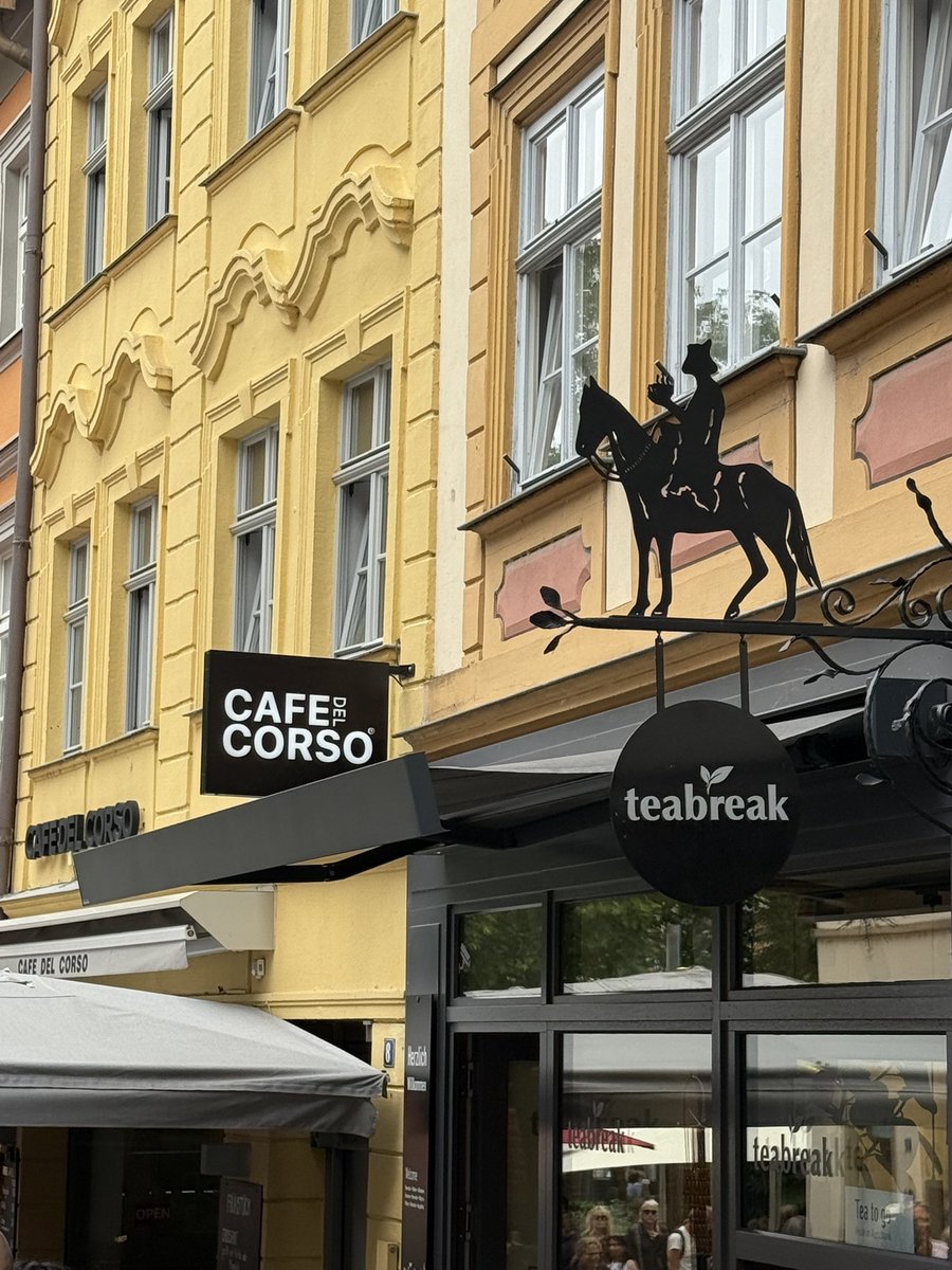ReceDavis's tweet image. Friend sent me this photo from Baumberg, Germany. Said he was going to sit there all day and say “not so fast my friend” or “Nicht so schnell, mein Freund” *translation reported by Google*