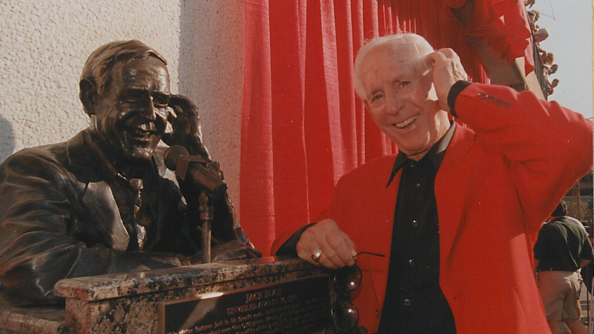 On his birthday, we remember the incomparable Jack Buck ♥️