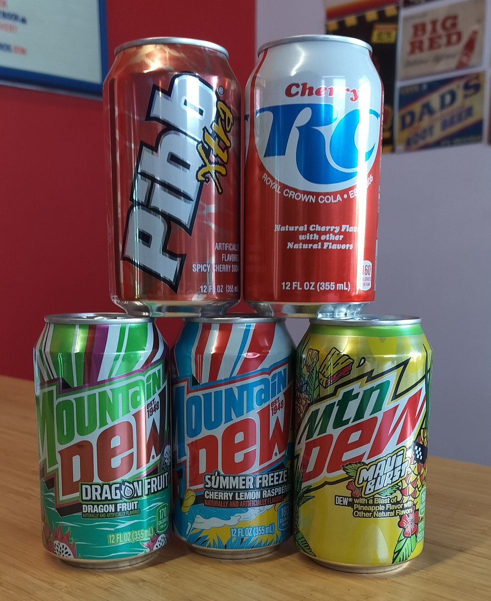 sodapopbros's tweet image. 💥👍BACK IN STOCK👍💥

Pibb Xtra (Coca Cola's answer to Dr Pepper) RC Cherry Cola and some select rare Mountain Dew are back in stock. Come grab them while they last.

All prices and inventory available online at:

sodapopbros.com

#SodaPopBros #TopsArePoppin #PibbXtra