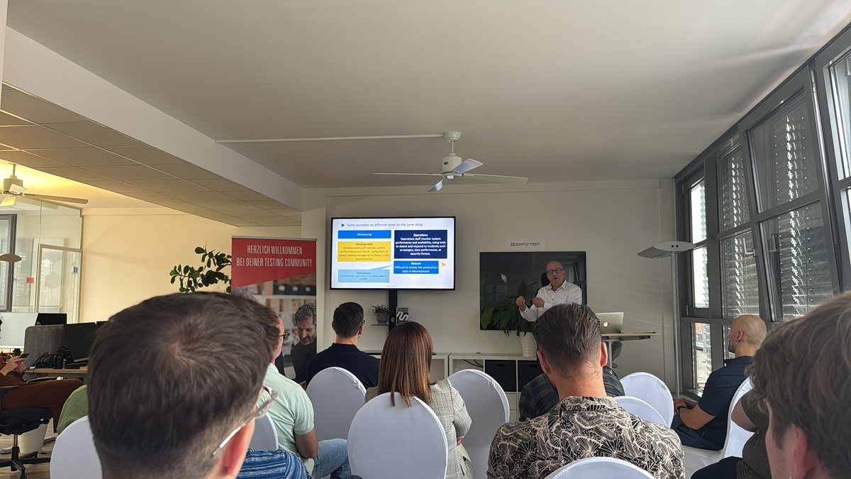 Philip Riecks (@rieckpil) on Twitter photo The <a href="/GermanTesting/">German Testing Day</a> night is happening in Nuremberg 🏰
Following two great talks on automated testing (and AI) 🤖 The <a href="/GermanTesting/">German Testing Day</a> night is happening in Nuremberg 🏰
Following two great talks on automated testing (and AI) 🤖