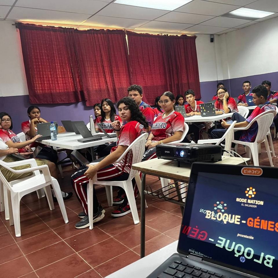 NodeNationSV's tweet image. 4 more group of kids are starting their Bitcoin path today 😁
In a few weeks you'll see them:
✔️ Making transactions
✔️ Signing messages
✔️ Mining Bitcoin
✔️ Setting up a Bitcoin node
✔️ Playing with LN ⚡
✔️ Using GPG
And more!
