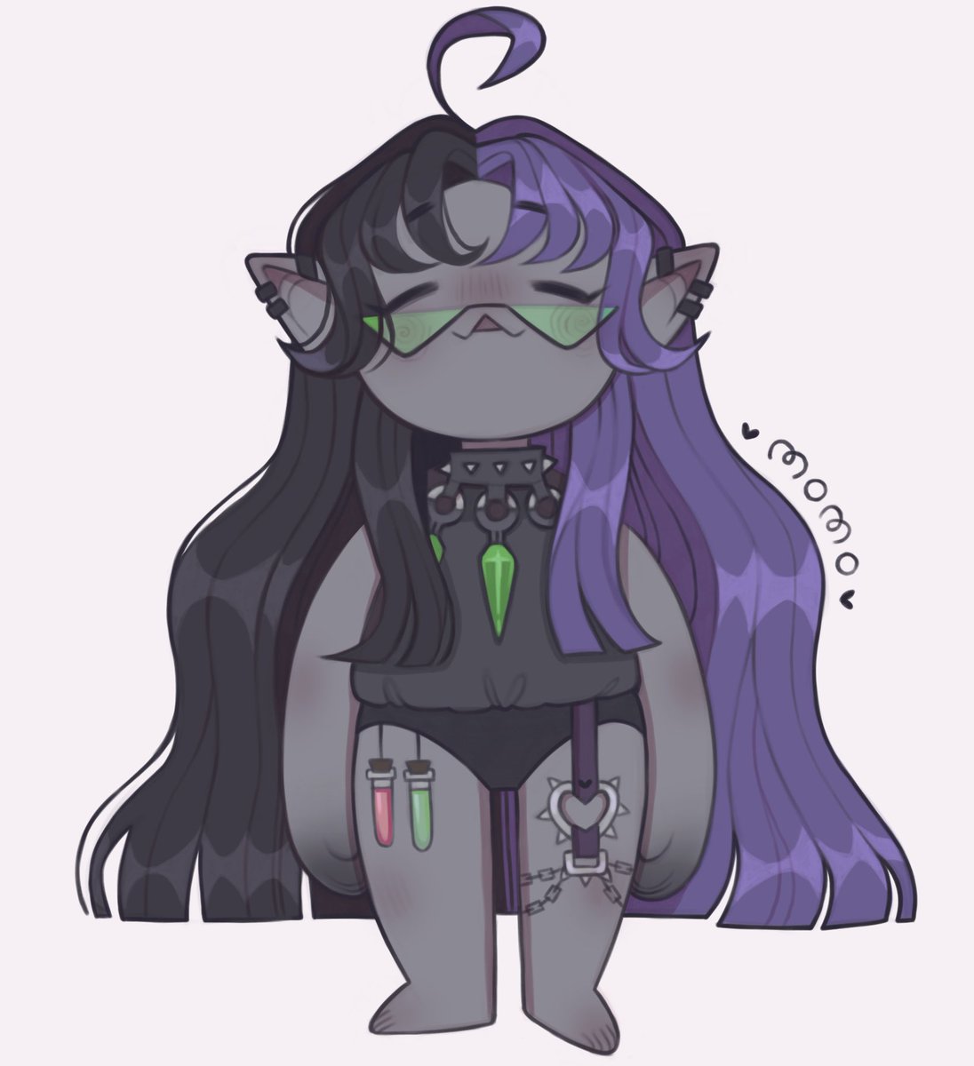 ellwynbrook's tweet image. Would you give me some head pats? I’ve had a really bad day today. 🥺