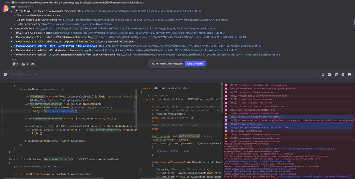 I'm in debugging hell mate, what in the fuck is going on
