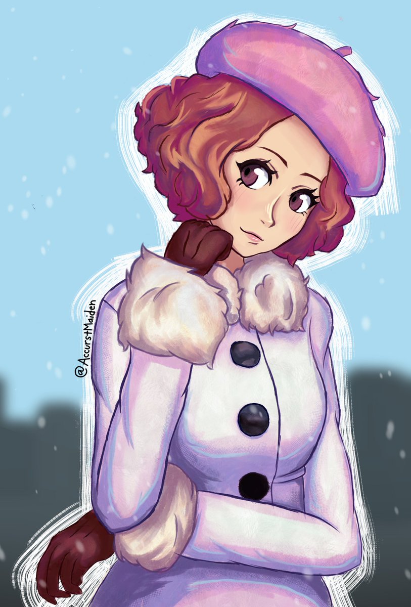 AccurstMaiden's tweet image. Winter Haru!
#Persona5