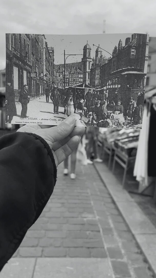 Et soudain, le passé s’anime ! 
Les étals, les voix des camelots, les senteurs et les couleurs reprennent vie. 🧺🍎🎺

Du marché d’hier à celui d’aujourd’hui, l’ambiance reste la même : vivante, chaleureuse et authentique. 
C’est peut-être pour ça qu’il … instagr.am/p/DMfzxnnvnx0/