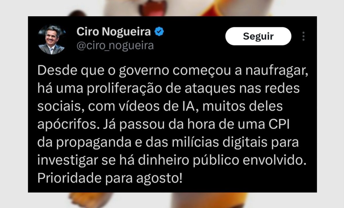 quadrosreturns's tweet image. Atenção! 😱 Ciro Nojeira dando chilique é o maior sinal de que eles sentiram e estamos fazendo a coisa certa. Temos que intensificar. E reaja Brasil! 

E sigam @gentedemal