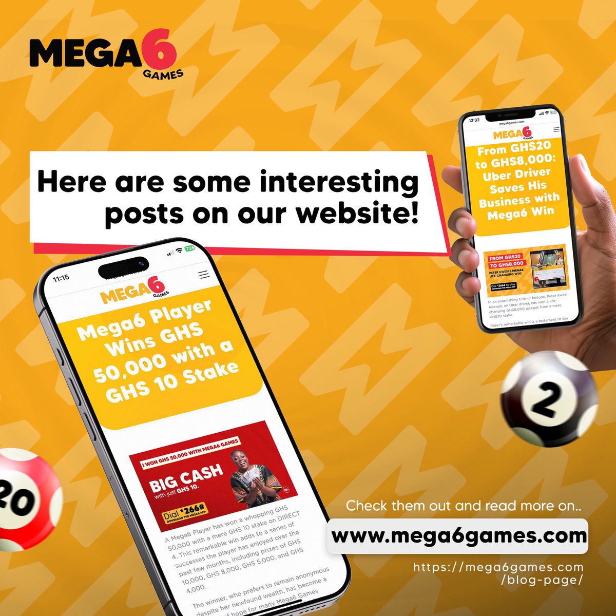 Mega6Games's tweet photo. Get inspired from interesting reads about our winners and more.
Visit https://t.co/bbxpPU5PhV to read
#Mega6 #Mega6games #Megawinnings #Megaimpact Ato Forson Finance Minister Hulk Hogan Isak Afia Schwarzenegger Our Day #MidYearBudgetReview2025 https://t.co/mHP9bZG3oU