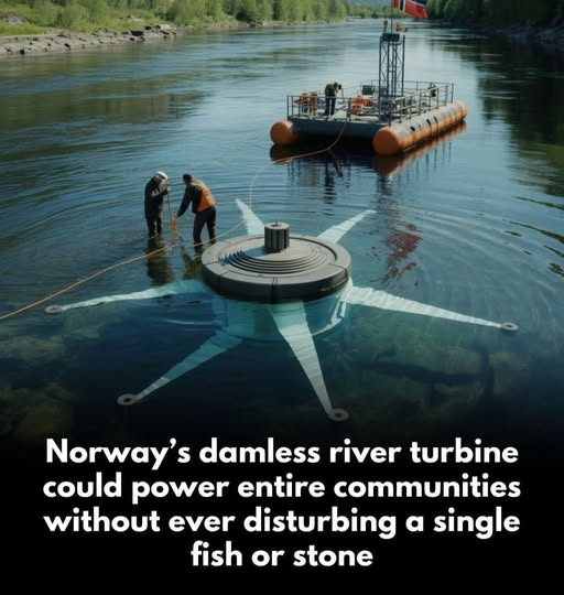 Norway just launched a damless river turbine that generates power without blocking water
Norwegian engineers have created a breakthrough in hydroelectric design — a river turbine system that generates power without any dams, barriers, or concrete channels. Installed in the