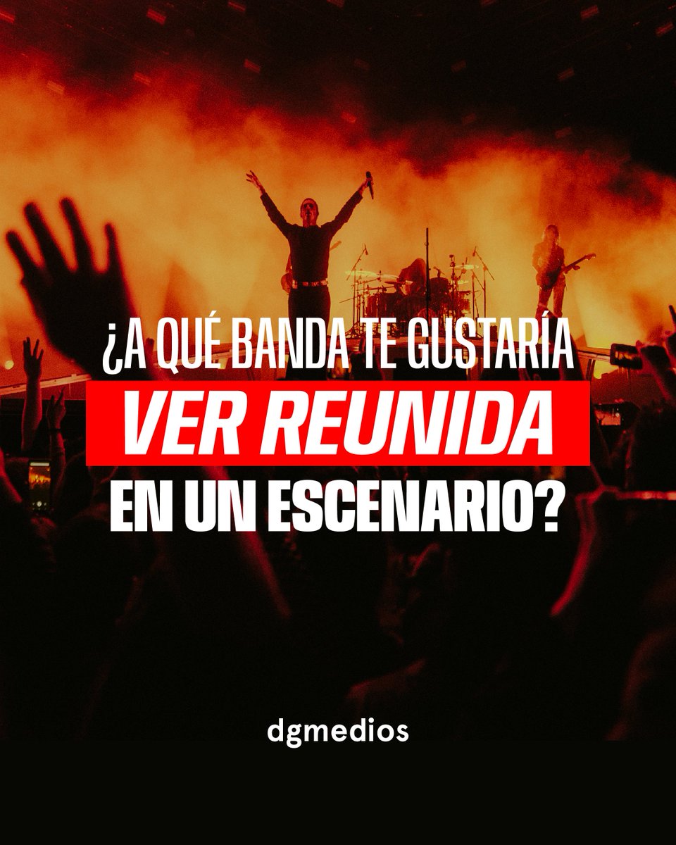 dgmedioschile's tweet image. Soñar no cuesta nada 🥲🕯️ ¡Cuéntanos qué grupo te gustaría ver reunido en un escenario! 👇