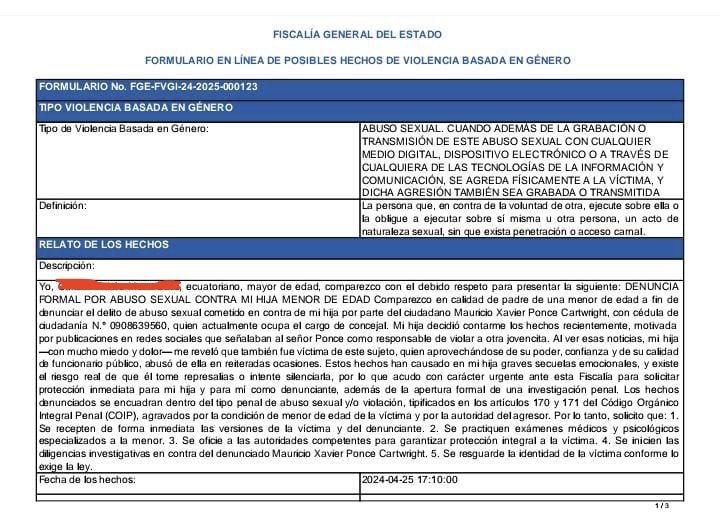 AndresDuranEc's tweet image. #ElChochólogo🤠| El primo de @DanielNoboaOk, @mauricioponceok, fue acusado de DOS abusos sexuales. Una de las víctimas, de 23 años de edad, fue obligada a abortar en una clínica clandestina. La otra es una menor de edad de apenas 16 años. Ambas temen por su vida. ABRO HILO