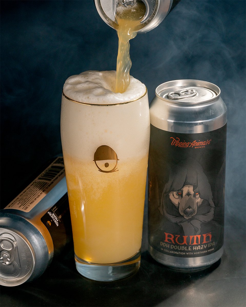 𝗥𝗨𝗧𝗛 is back.
Double Hazy IPA | 8.5% ABV
Hopped with Cashmere, Idaho 7 &amp; Citra.
Brewed with our UK fam @northernmonk.

Juicy. Bold. Veiled in fog.
Walks soft. Hits loud.

Now on draft &amp; in 4-packs.