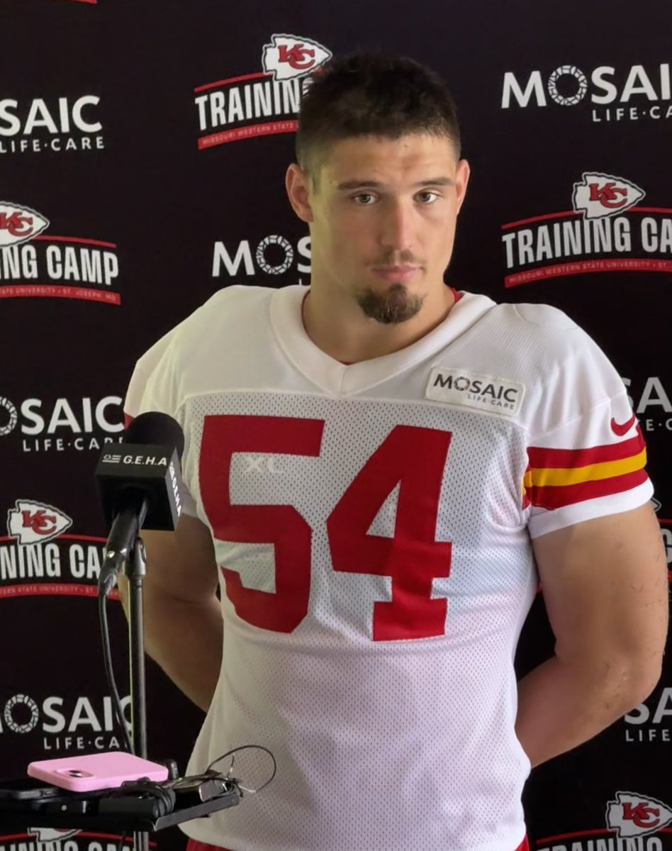 SportsRadio810's tweet image. Leo Chenal says the #Chiefs are “flushing the emotions” of the Super Bowl loss and focusing on getting better.
“We’re going to use that feeling to get us where we want to be.”