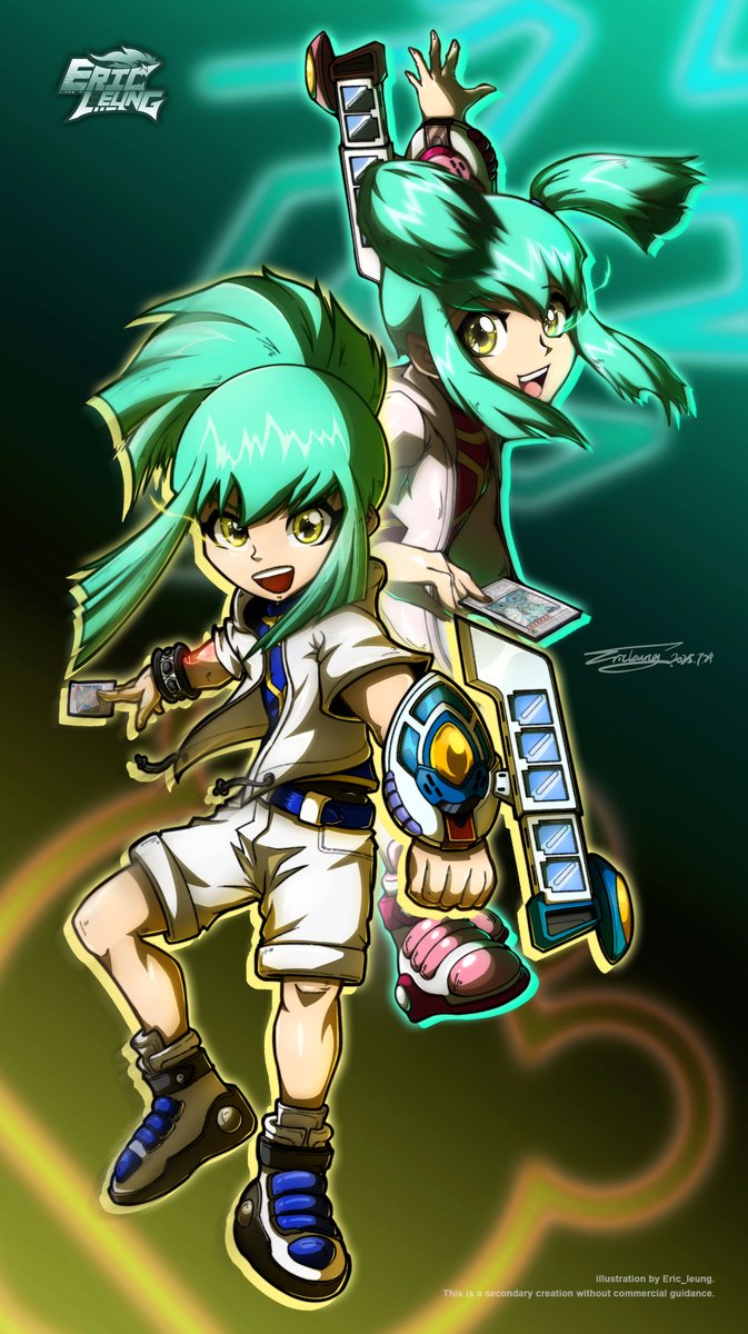 Eric_leung817's tweet image. 遊☆戯☆王5D&apos;s 龍亞&amp;amp;龍可