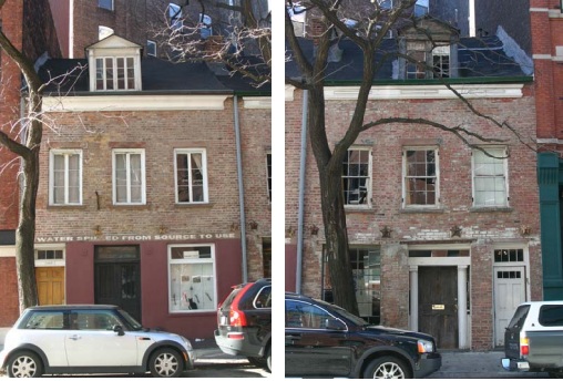 GVSHP's tweet image. Landmark victory! After years of advocacy, the 1823 Federal-style homes at 486 & 488 Greenwich St were landmarked #OnThisDay in 2007. A rare glimpse into early city life, saved for future generations. Read the story: villagepreservation.org/2025/07/24/ech…