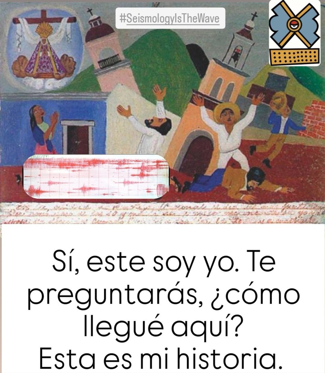 Por si nunca han estado en una clase de Sismología Histórica, así comienzan:

#SeismologyIsTheWave
#LaSismologíaEsLaOnda