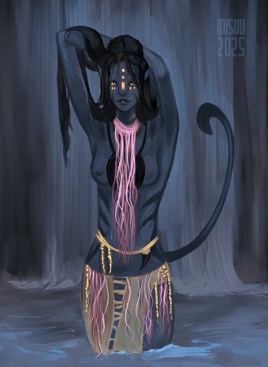 _misuuu_uu's tweet image. ⛲️🤍🖤

#AvatarFireAndAsh #avatar #oc #navioc  #art