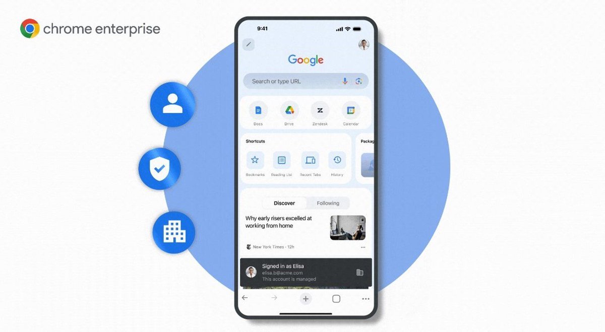 Chrome para iPhone ya separa trabajo y vida personal madridactual.es/sociedad/comun…