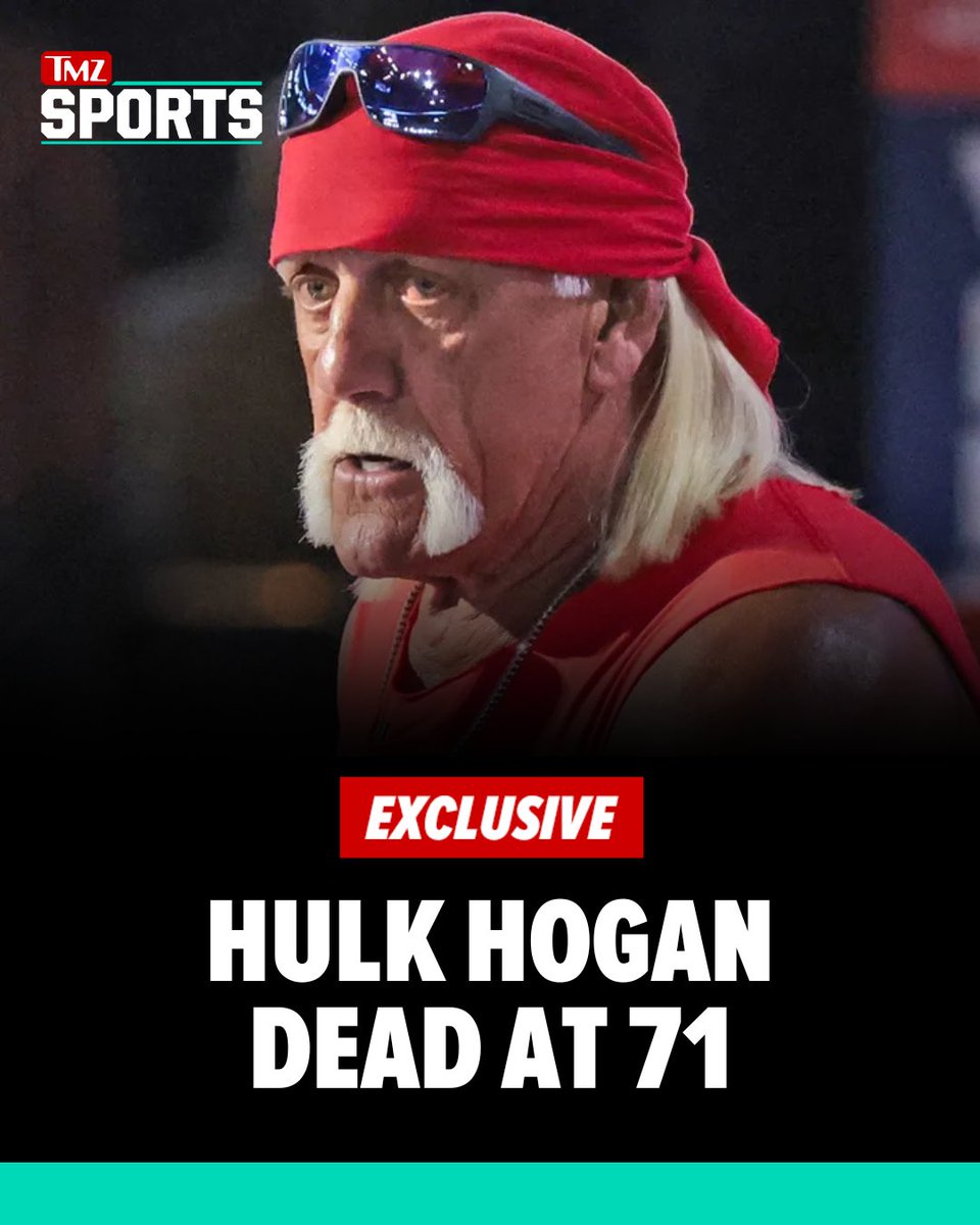 tecas2000's tweet image. Hulk Hogan reportedly died after suffering a cardiac arrest at his Florida home.