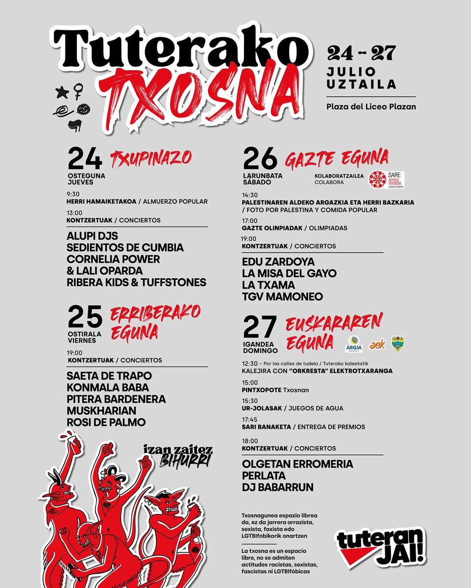 ideiazabaldub's tweet photo. Nola ez, beste Tutera bat ere badago. 

Besarkada handi bat Erriberako abertzale eta euskaltzale guztiei. 

Eutsi gogor, zuekin gaude! ✊🏼 https://t.co/nmTROStmVd