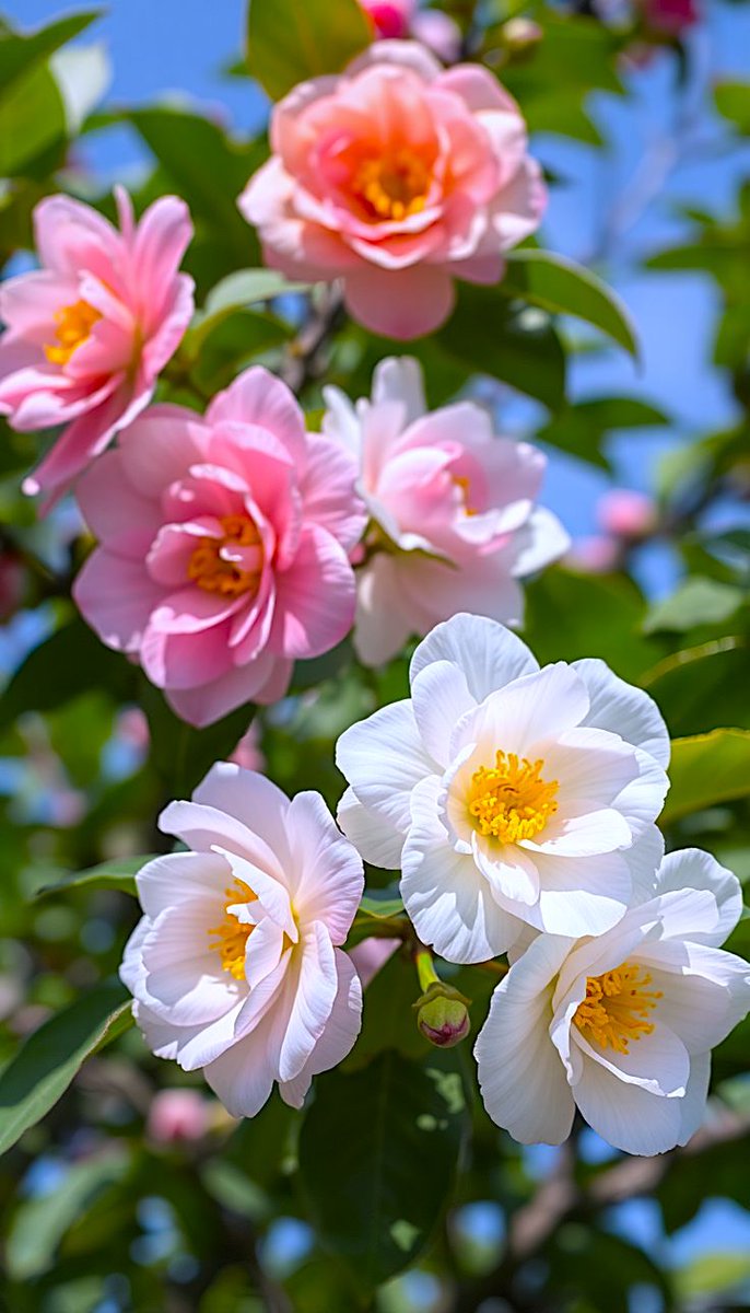 🩷🤍The camellia: a symbol of love, faithfulness, and enduring beauty🤍🩷