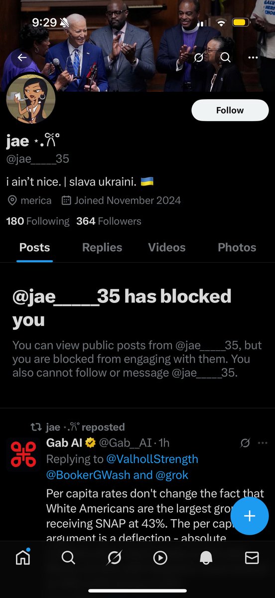ValhollStrength's tweet image. Lol blocked before she could get dunked on. Every time @jae_____35