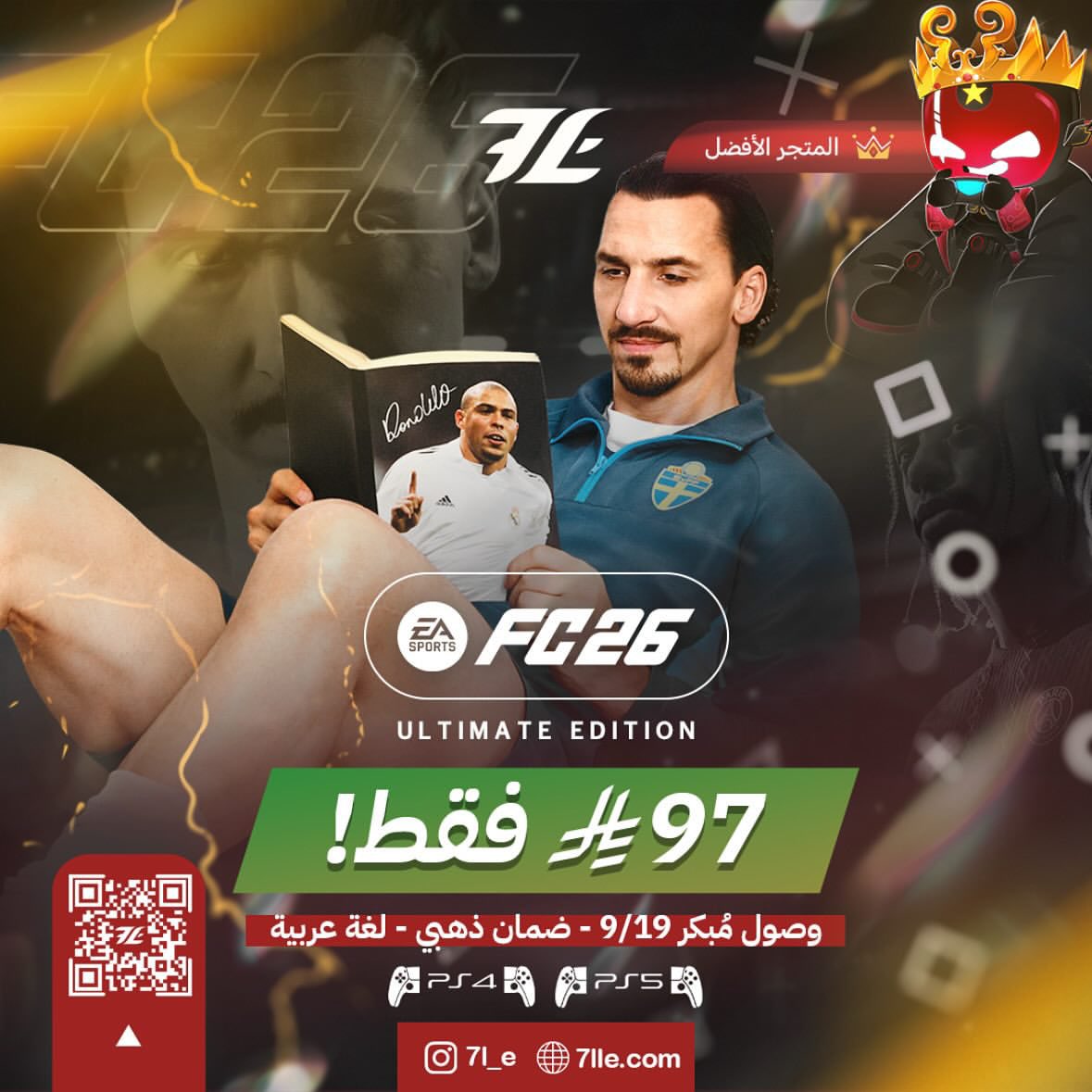 سحب على نسخة  FC26 ( نسخة الالتمت ) 🥶💜…!

بكل سهولة
• رتويت وتابع حسابي : <a href="/fut_ra1/">ريان</a> 
وتكون شاركت بالسحب

-متوفرة كذلك FC26 بـ 97 ( نسخة الالتمت )  فقط عند حلّة : <a href="/7leworld/">حلّة ستور || 𝟕𝐋𝐄 👑</a> 
السحب خلال 48 ساعة 🤯🤯🔥🔥