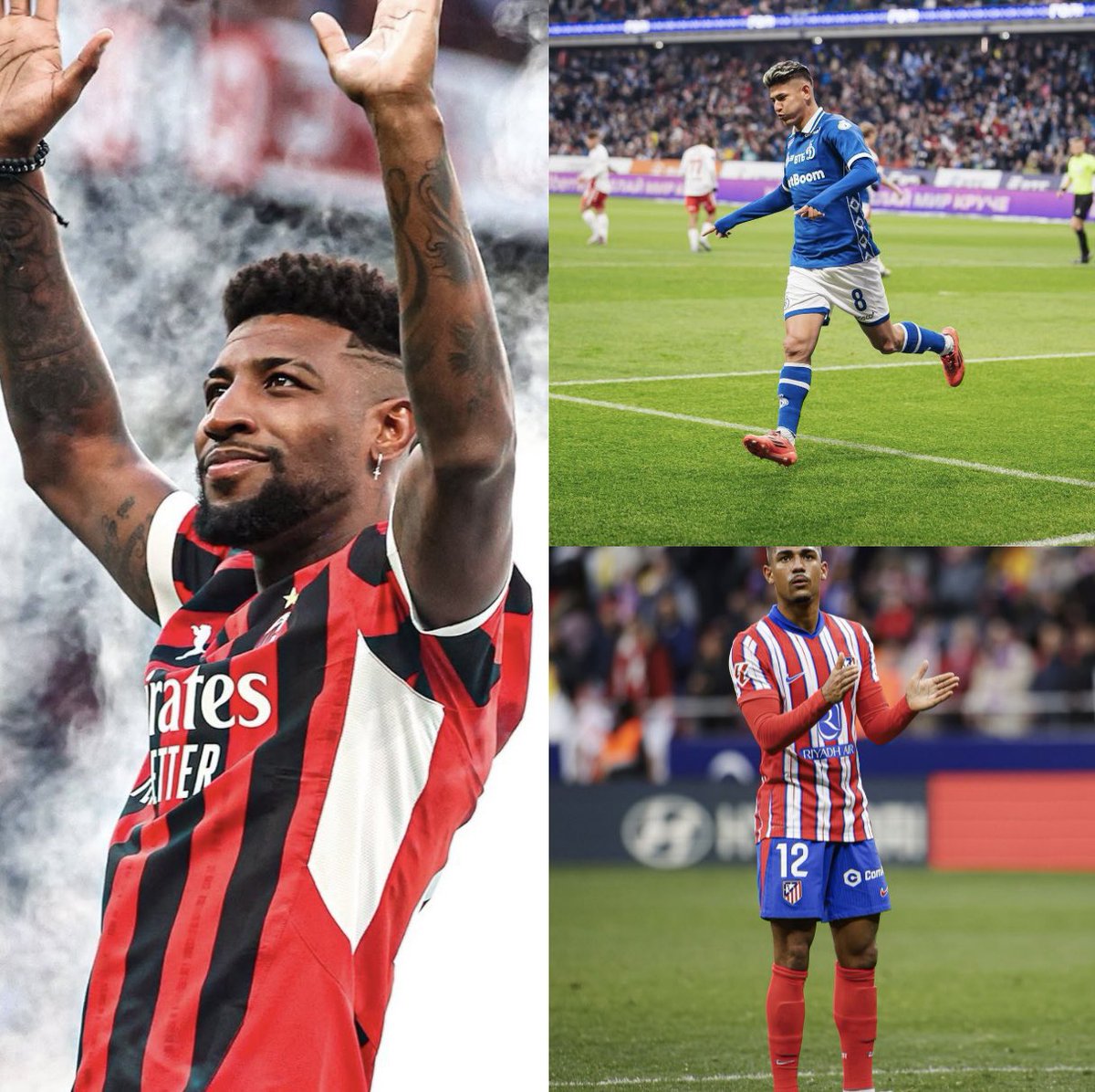 zonadoflamengo0's tweet image. ⚠️ Flamengo está perto de oficializar as contratações de Emerson Royal, Carrascal e Samuel Lino.
O lateral-direito do Milan, o meia do Dínamo Moscou e o atacante do Atlético de Madrid estão perto de assinar com o Rubro-Negro.
📰@venecasagrande
📸 Getty Imagens