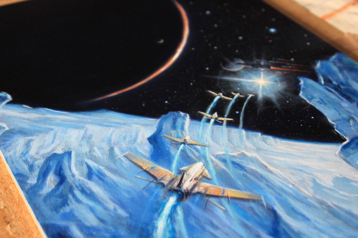 Ryan T. Hancock (@ryan_t_hancock) on Twitter photo Varnished my painting 'Hydra One' ready for its new home!
This was originally painted as a book cover for <a href="/_jaketheriault/">Jake Theriault</a>
Acrylic on wood panelππ¨
12x16"
#painting #spaceships #jupiter #europa Varnished my painting 'Hydra One' ready for its new home!
This was originally painted as a book cover for <a href="/_jaketheriault/">Jake Theriault</a>
Acrylic on wood panelππ¨
12x16"
#painting #spaceships #jupiter #europa