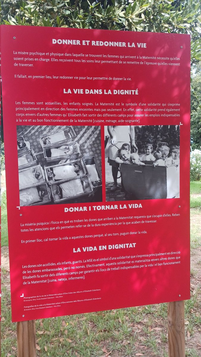 #maternitatelna
El coratge de la infermera #elisabetheidenbez va ajudar a donar vida a més de 600 infants de mares refugiades i perseguides de la Segona Guerra Mundial i  Guerra Civil
Cada visita a Elna és un homenatge a la vida,a la #memòriaHistòrica a #donesquefanhistòria