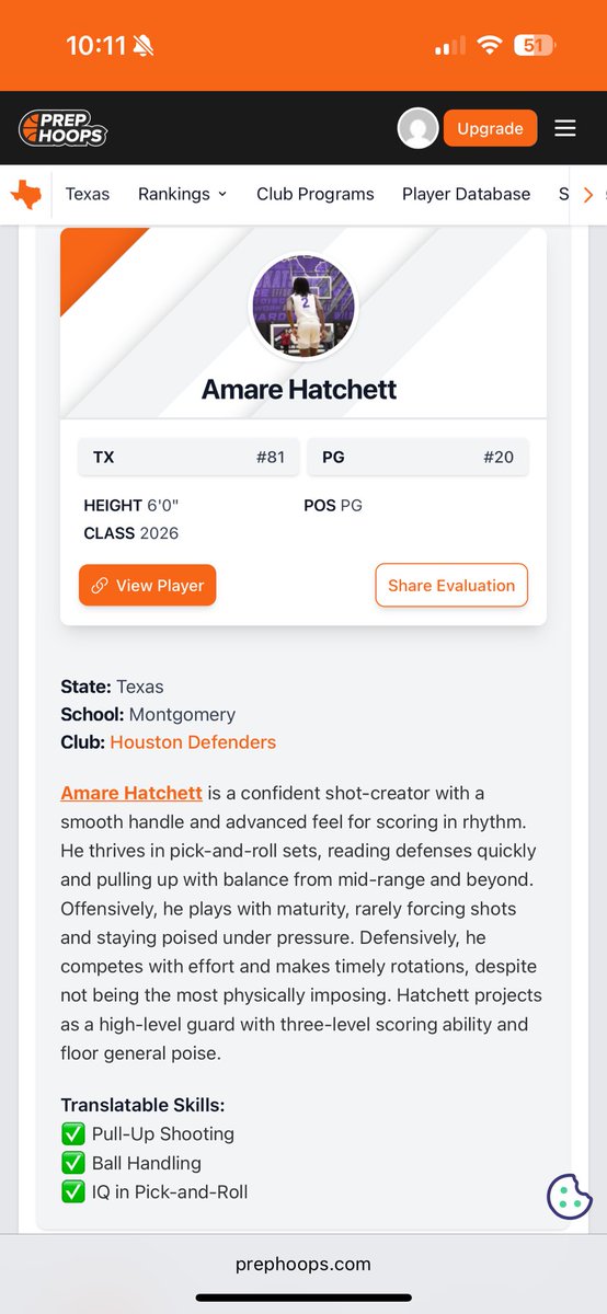 Amare Hatchett (@ah1_2026) on Twitter photo Appreciate the write up <a href="/JayFryeNBA/">Jay Frye</a> Appreciate the write up <a href="/JayFryeNBA/">Jay Frye</a>