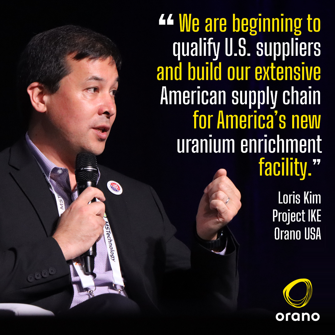 Orano_usa's tweet image. Key updates from Loris Kim during yesterday’s @ETEC_tn NOW enrichment panel about Orano’s progress developing America's new #uranium enrichment facility in Oak Ridge, TN:
📝 Licensing - on track for early 2026 submitted
⛓️ American supply chain - beginning to qualify U.S.…