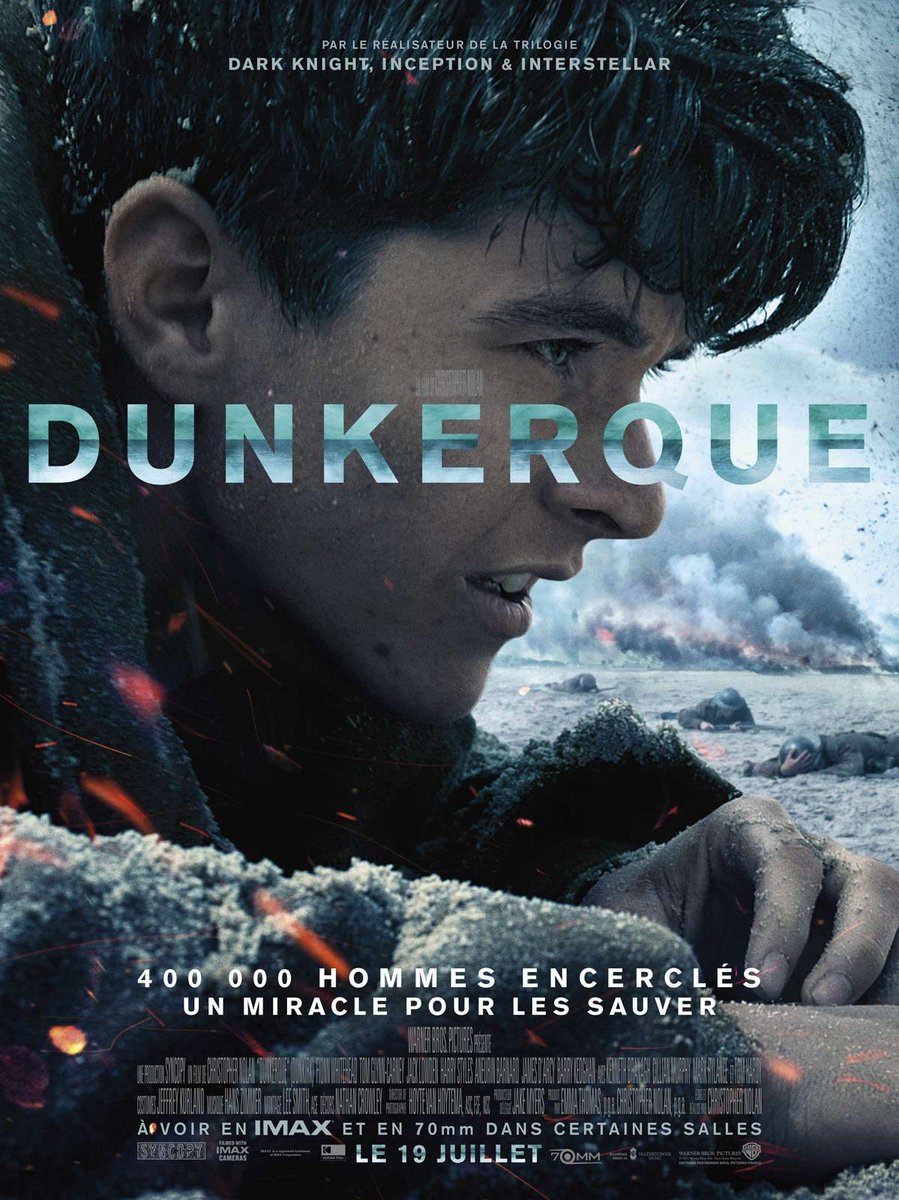 MitraEtemad's tweet image. Dunkerque, le chef-d'œuvre de Christopher Nolan ce soir sur @canalplus Grand Écran
Le FILM que je pourrais visionner plusieurs fois avec toujours le même de plaisir
#Dunkerque