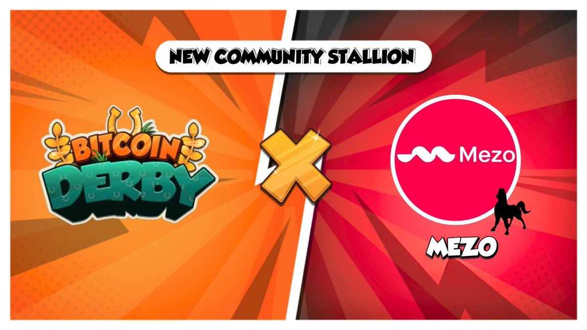 BitcoinDerby's tweet image. GM!
📢 Introducing Community Stallion #3: @MezoNetwork ❤ 🐎
Built by @thesis_co , Mezo is a Bitcoin-native protocol reimagining how capital flows across chains, and now into Bitcoin Derby.
- From the team behind tBTC & Keep
- Unlocking programmable Bitcoin
- Creators of MUSD:…