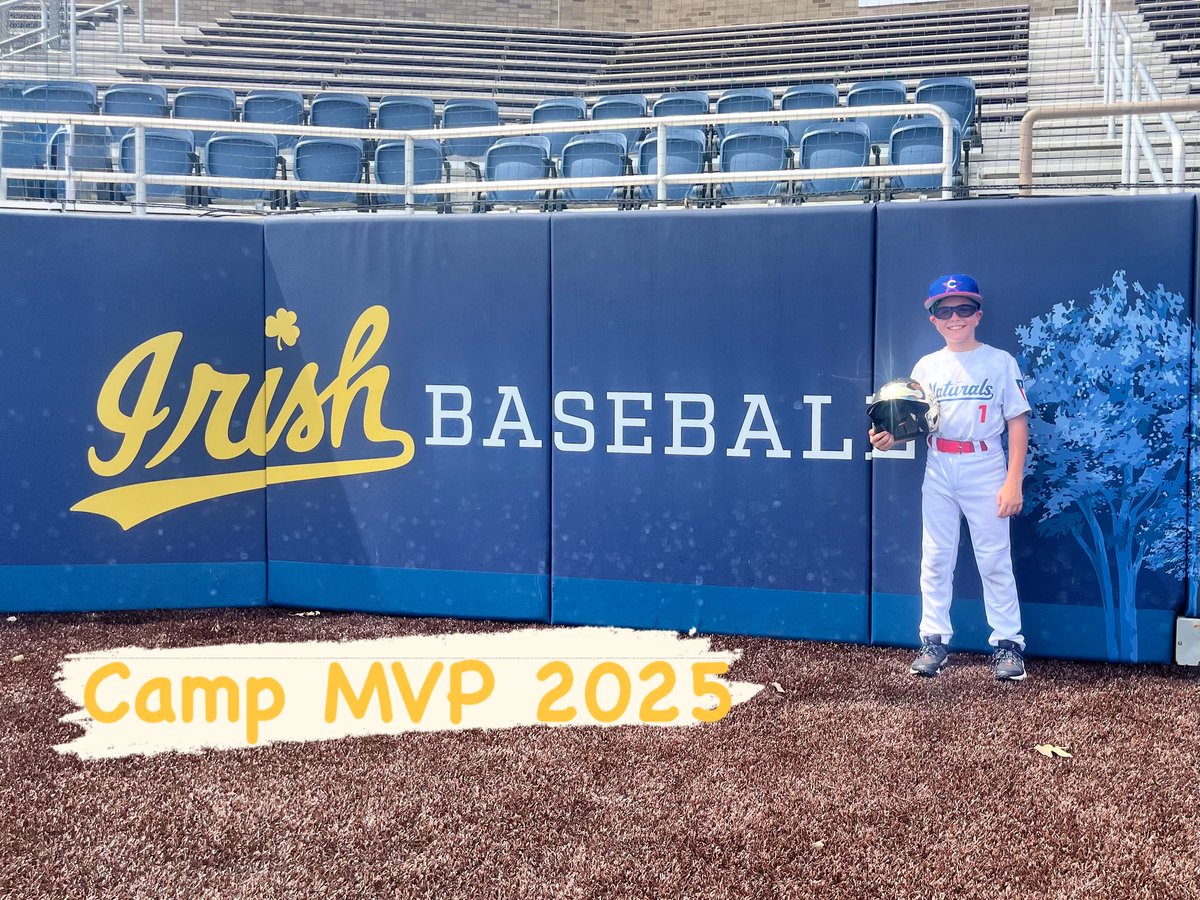 ceili_acosta's tweet image. Had a great week at baseball camp and going home with the “Gold” helmet for camp MVP. Many thanks to the coaching staff. @notredamebaseball @maruccielitetexas #biggiecolletti #classof2034
