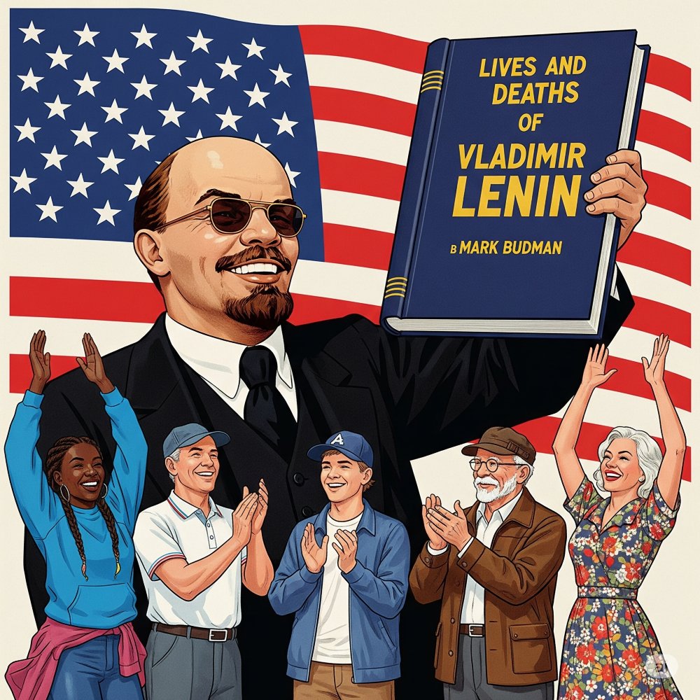 After sulking for a hundred years inside a glass coffin in his Red Square Mausoleum, Vladimir Ilyich Lenin comes back to life, immigrates to the US, and runs for POTUS, the Constitution notwithstanding.