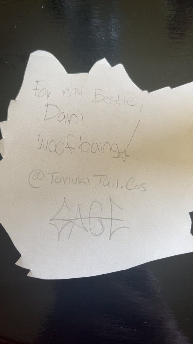 DannyStyxBang's tweet image. I love how she signs stuff for me as her fursona because they’re canonically best buddies