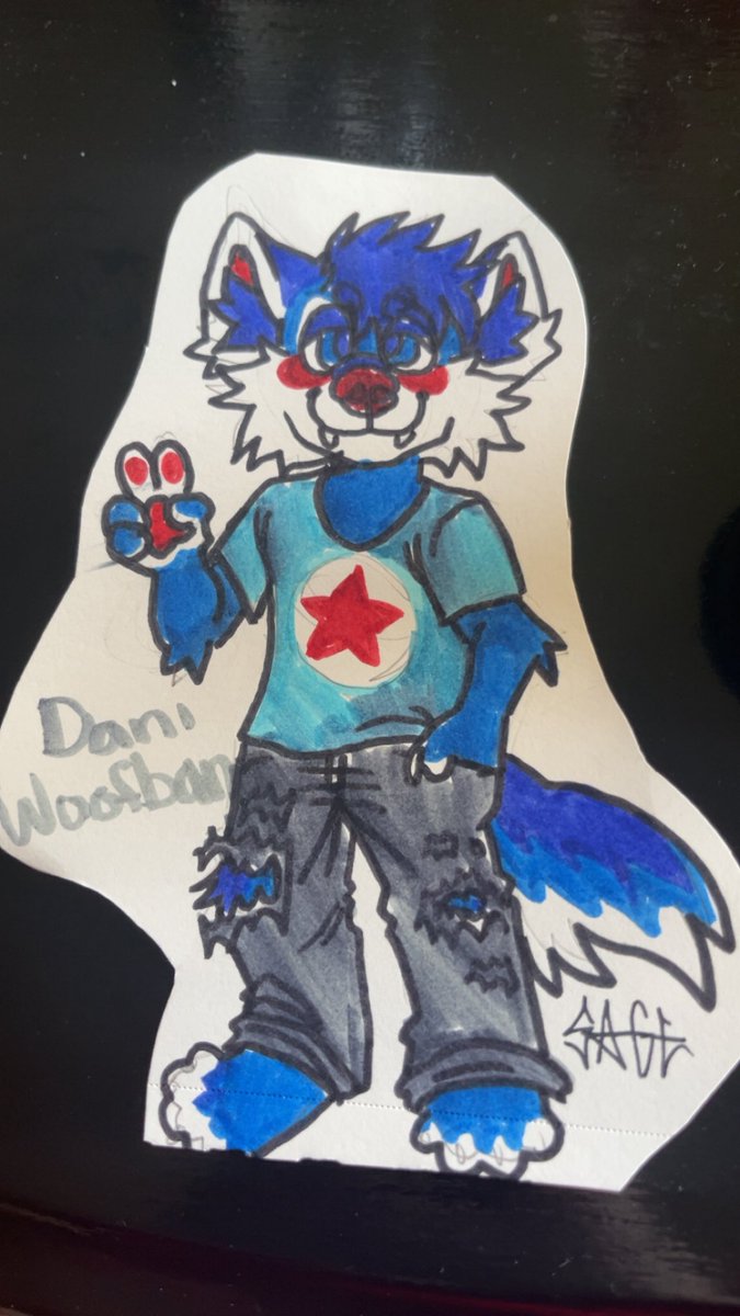 DannyStyxBang's tweet image. I love how she signs stuff for me as her fursona because they’re canonically best buddies