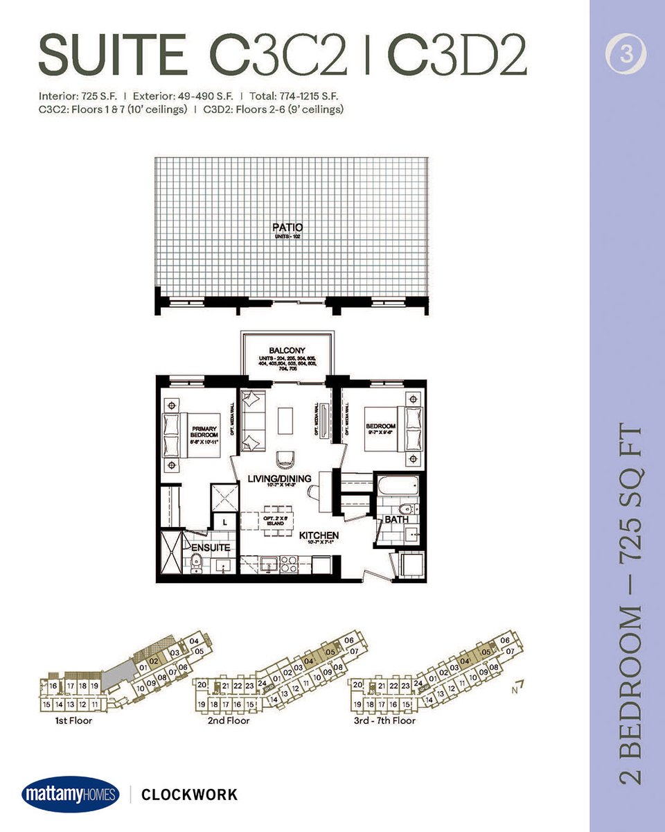 Set within the thriving Upper Joshua Creek community in Oakville, ClockWork 3 by <a href="/mattamyhomes/">Mattamy Homes</a> offers an exclusive collection of expansive patio suites — perfect for al fresco dining, morning coffee, or simply stretching out under the sky.