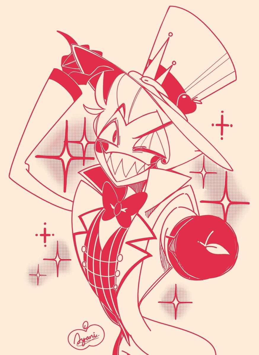 ayani_art's tweet image. Doodling while waiting for the news
hope to see him soon🍎✨
#HazbinHotelLucifer
#LuciferMorningstar