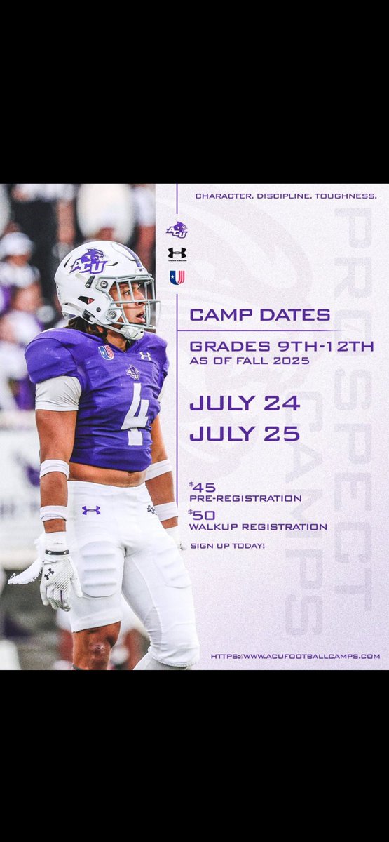 Daveon Woodruff (@daveonwoodrufff) on Twitter photo Making my way down to <a href="/ACUFootball/">ACU Football</a> Camp to complete and learn and seek new opportunities !🔥
<a href="/jplunky5/">joseph plunk</a> <a href="/coachp_ACU/">Keith Patterson</a> <a href="/CoachDubin/">Conor Dubin</a> <a href="/THS_FB/">Tascosa Football</a> <a href="/king_doerue/">King Doerue</a> Making my way down to <a href="/ACUFootball/">ACU Football</a> Camp to complete and learn and seek new opportunities !🔥
<a href="/jplunky5/">joseph plunk</a> <a href="/coachp_ACU/">Keith Patterson</a> <a href="/CoachDubin/">Conor Dubin</a> <a href="/THS_FB/">Tascosa Football</a> <a href="/king_doerue/">King Doerue</a>